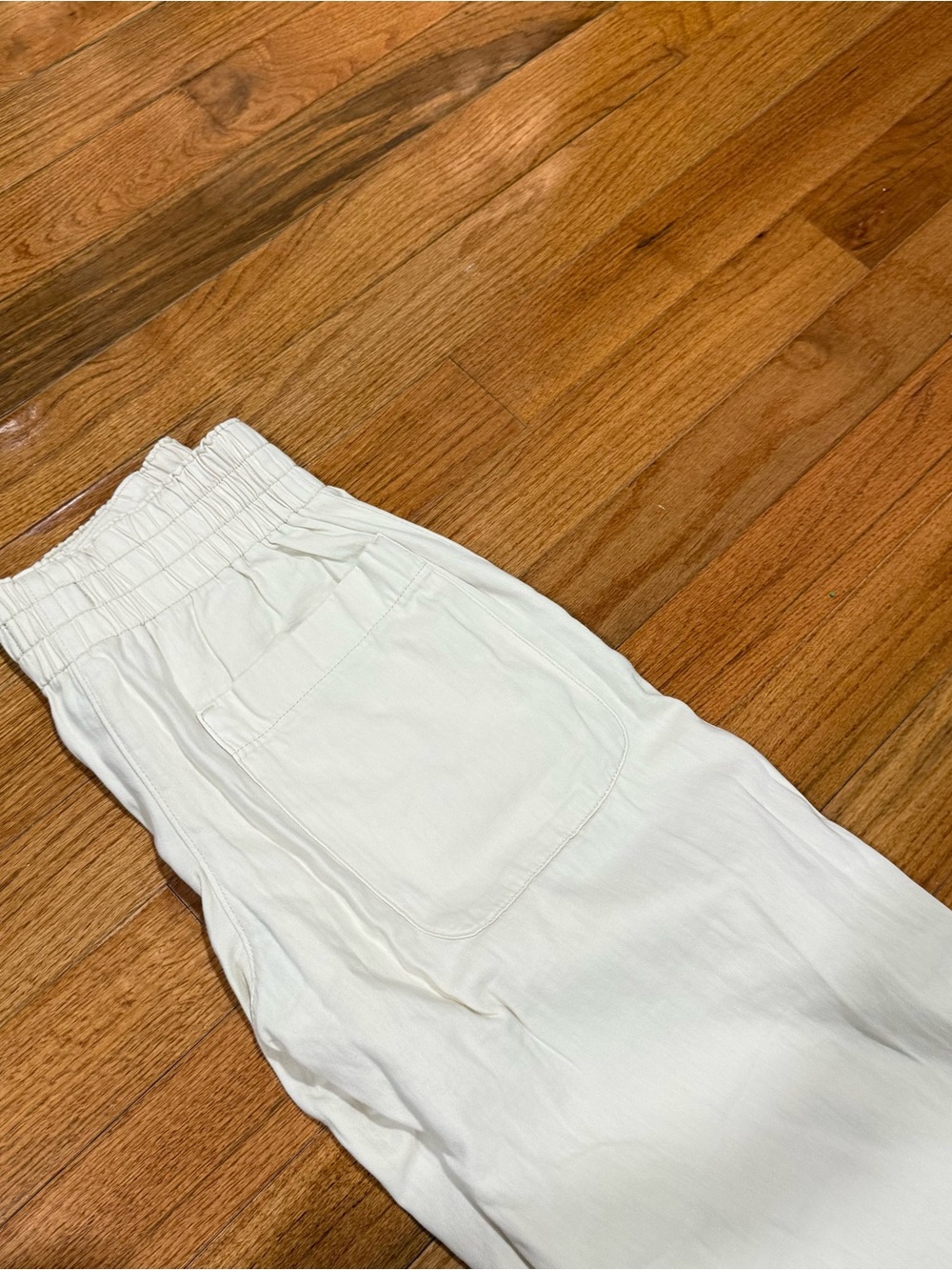 We The Free Wide Leg Cream Pants - Picture 4 of 5